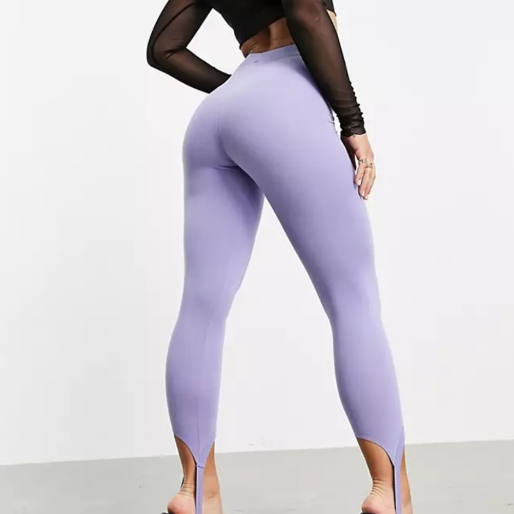 ASOS Purple Stirrup Leggings